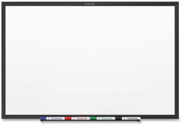 Alt view image 3 of 19 - Quartet Classic Series Magnetic Whiteboard 24 x 18 Black Aluminum Frame SM531B