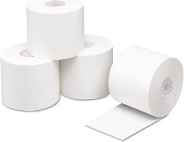 Alt view image 4 of 4 - Iconex Direct Thermal Printing Paper 2.3mil 0.45" Core 2.25" x 200 ft White