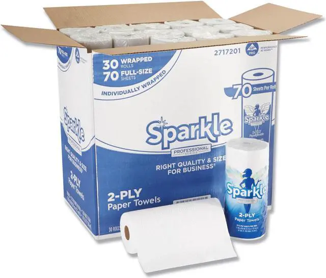 Alt view image 4 of 11 - Georgia Pacific Sparkle Premium Roll Towels 70 Sheets/Roll