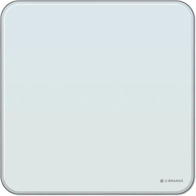 Alt view image 9 of 17 - U Brands Cubicle Glass Dry Erase Board 12 x 12 White 3690U00-01