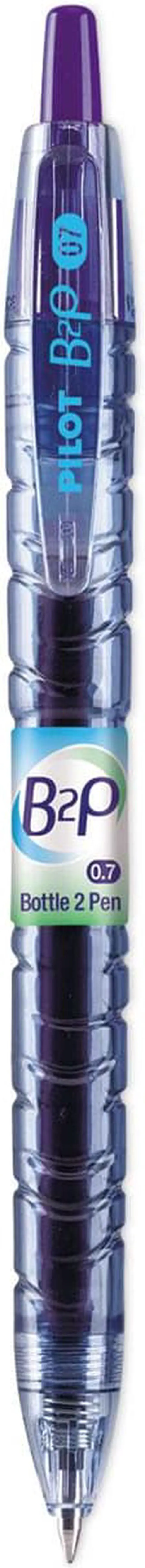 Alt view image 5 of 7 - Pilot B2P Gel Rolling Ball, Retractable, Purple Ink, 0.7 mm Fine