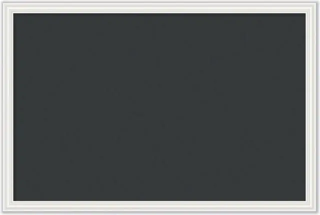 Alt view image 5 of 14 - Magnetic Chalkboard, 30 x 20 Inches, White D?cor Frame UBR2073U0001