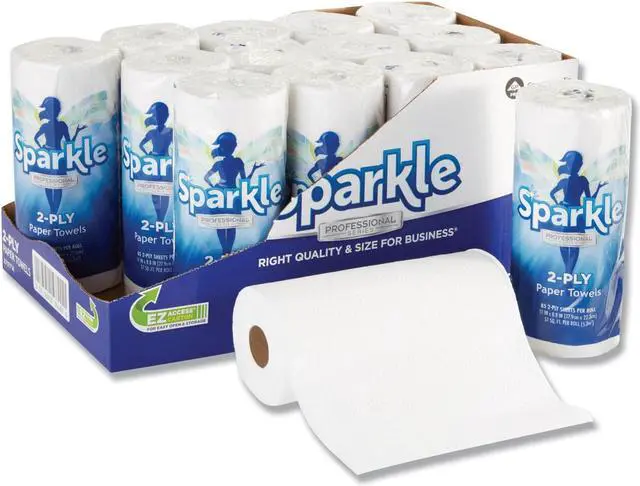 Alt view image 5 of 10 - Sparkle ps Perforated Paper Towel White 8 4/5 x 11 85/Roll 15 Roll/Carton 2717714