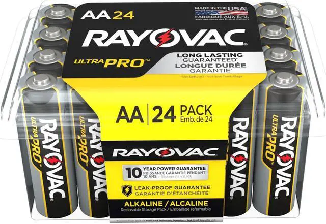 Alt view image 3 of 17 - Rayovac Ultra Pro Alkaline Batteries AA 24/Pack ALAA24PPJ