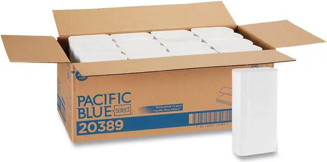 Alt view image 5 of 15 - Georgia Pacific 20389 Paper Towel, Multi-Fold Hand Towel, 9 1/4 x 9 1/2, White, 250/Pack, 16/Carton