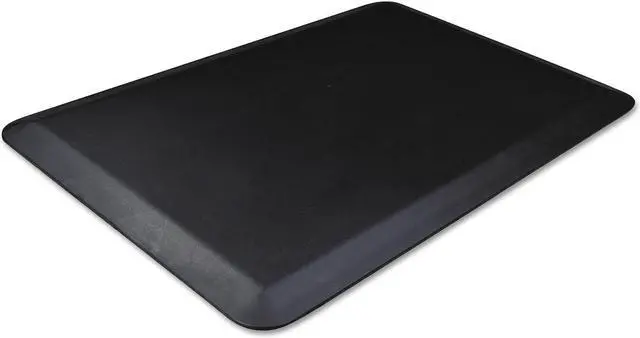 Alt view image 19 of 19 - Deflecto Anti-Fatigue Mat Crush-Resistant 24"Wx36"Lx3/4"H Black AF2436PU