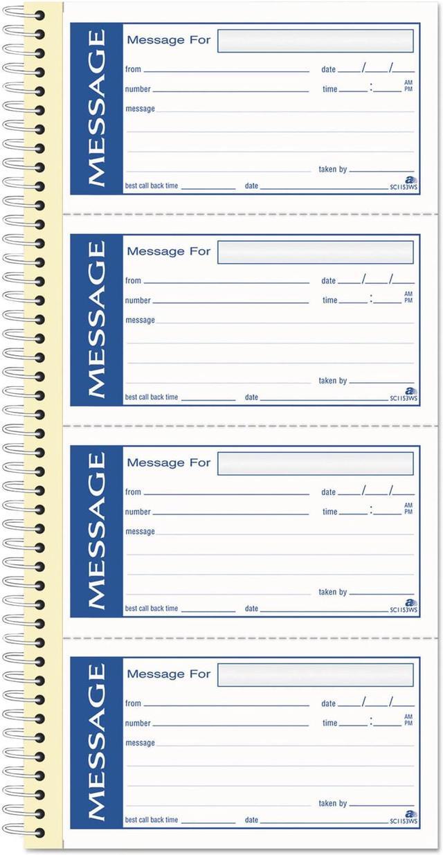 Alt view image 3 of 4 - Write 'N Stick Phone Message Pad, 2 3/4 X 4 3/4, Two-Part Carbonless,