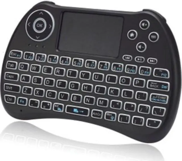 Alt view image 16 of 20 - Adesso SlimTouch 4040 - Wireless Illuminated Keyboard with Built-in Touchpad