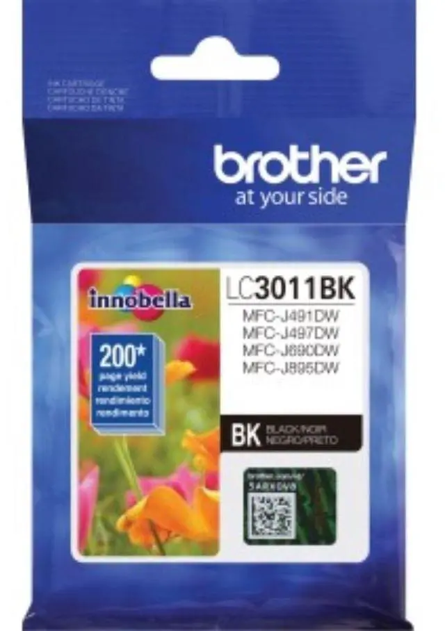 Alt view image 5 of 12 - Brother LC3011BK Ink Cartridge - Black