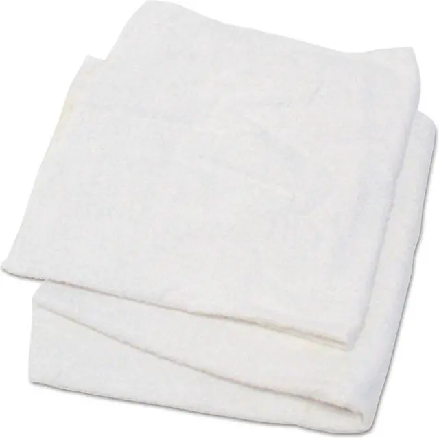 Alt view image 6 of 9 - Hospeco Woven Terry Rags, White, 15 X 17, 25 Lb/Carton 53725