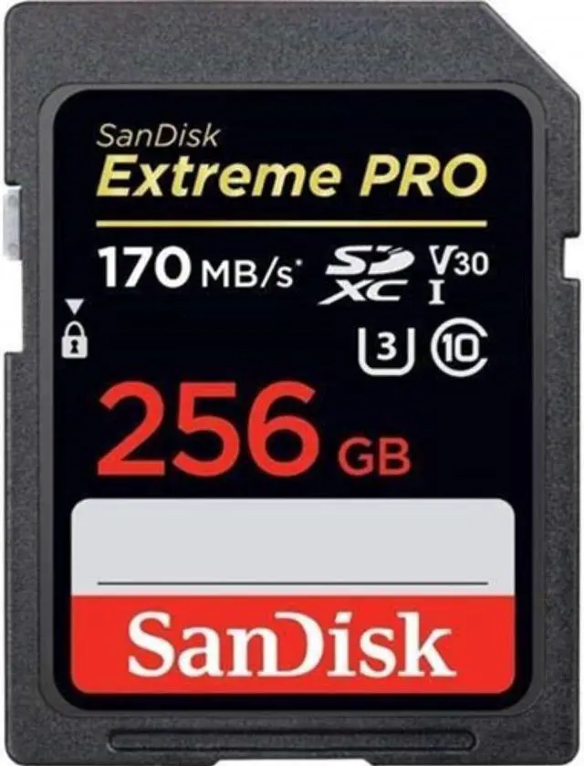 Alt view image 7 of 14 - SanDisk - SDSDXXY-256G-ANCIN - SanDisk Extreme PRO 256 GB Class 10/UHS-I (U3) SDXC - 170 MB/s Read - 90 MB/s Write -