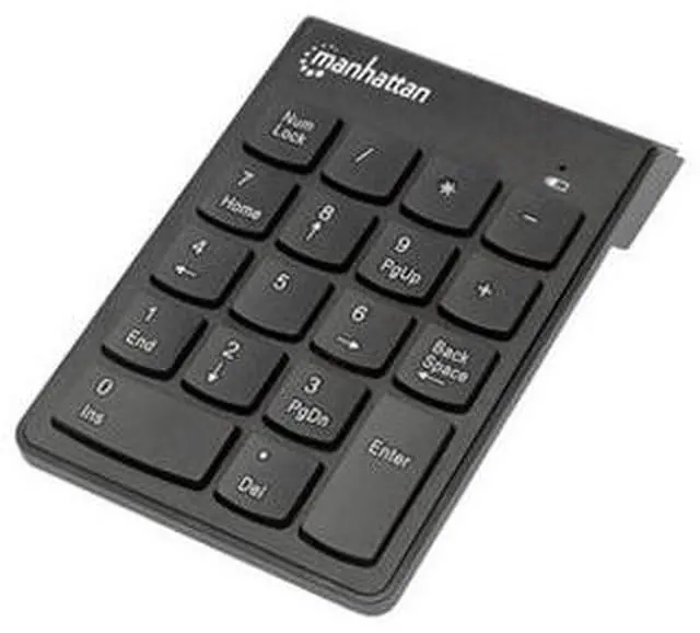 Alt view image 12 of 19 - NUMERIC WIRELESS USB KEYPAD, WITH USB MICRO RECEVIER, 18 FULL-SIZE KEYS, BLACK .