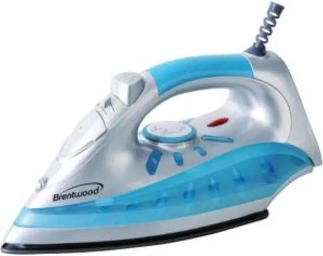 Alt view image 2 of 11 - Brentwood Nonstick Steam/dry; Spray Iron With Silver Finish BTWMPI60