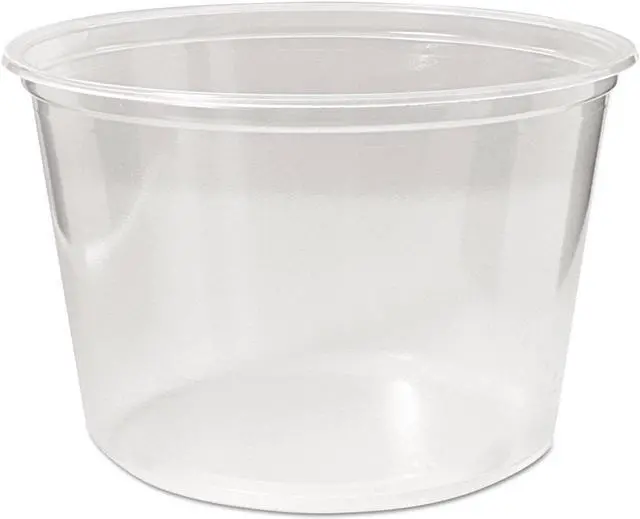 Alt view image 4 of 5 - Fabri-Kal 9505102 Microwavable Deli Containers, 16 Oz, Clear, 500/Carton