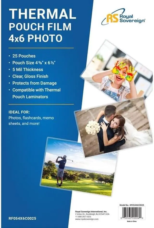 Alt view image 4 of 7 - Rf054x6c0025 Card Size (4" X 6") 5Mil Thermal Laminating Pouch-25 Pack