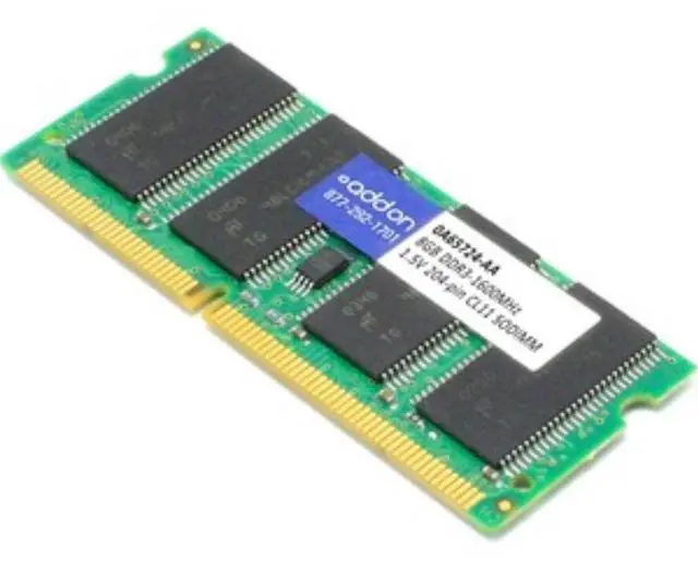 Alt view image 7 of 7 - AddOn 8GB DDR3-1600MHz SODIMM for Lenovo 0A65724 - DDR3 - 8 GB - SO-DIMM 204-pi