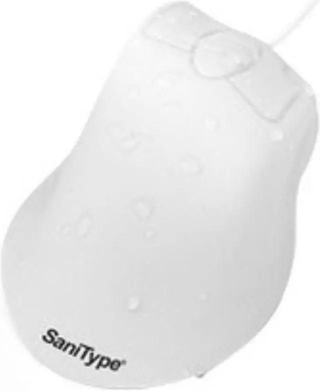 Alt view image 2 of 3 - WETKEYS OMST0C01-W ERGONOMIC OPT 3BTN USB PS2 MSE
