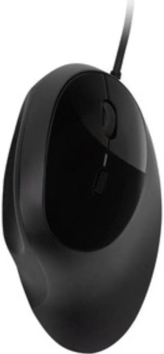 Alt view image 4 of 19 - Kensington Pro Fit K75403WW Black 5 Buttons 1 x Wheel USB Wired Ergo Mouse