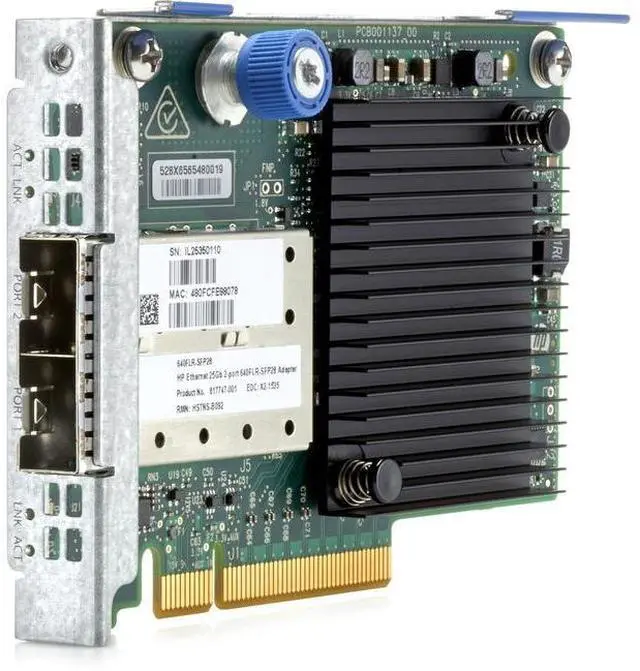Main image of HPE 817749-B21 Ethernet 10/25Gb 2-port 640FLR-SFP28 Adapter