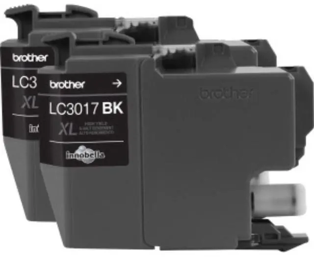 Alt view image 11 of 13 - Brother LC30172PK High Yield Ink Cartridge - Dual Pack - Black