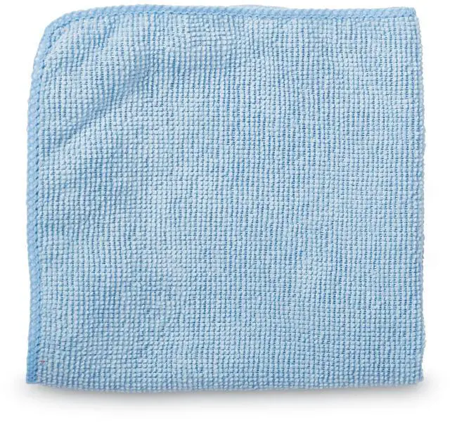 Alt view image 5 of 20 - Rubbermaid Commercial Microfiber Cleaning Cloths 12 x 12 Blue 24/Pack 1820579