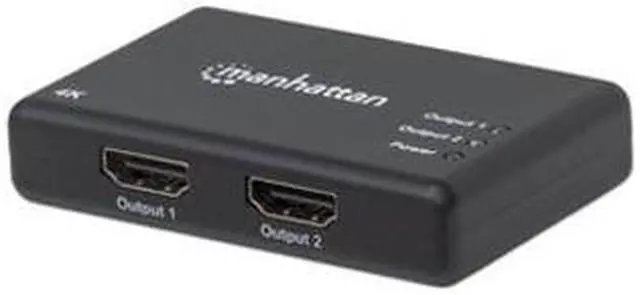 Alt view image 6 of 6 - Manhattan 4K 2-Port Hdmi Splitter