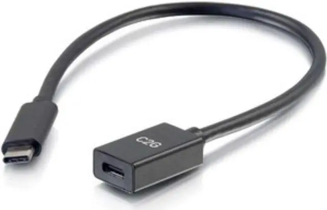Alt view image 6 of 8 - C2G 28657 1FT USB-C TO C 3.1 (GEN 2) MALE TO FEMALE EXTENSION CABLE (10GBPS)