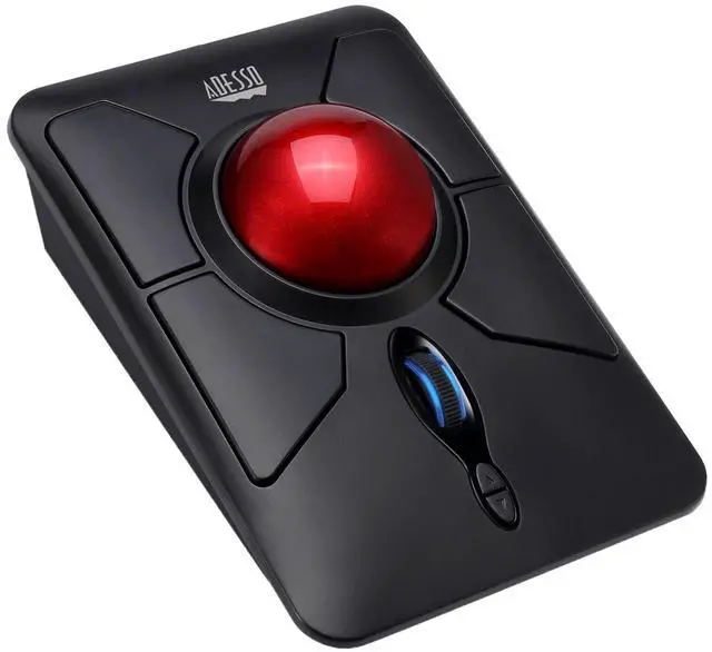Alt view image 15 of 20 - Adesso iMouse T50 - Wireless Programmable Ergonomic Trackball Mouse
