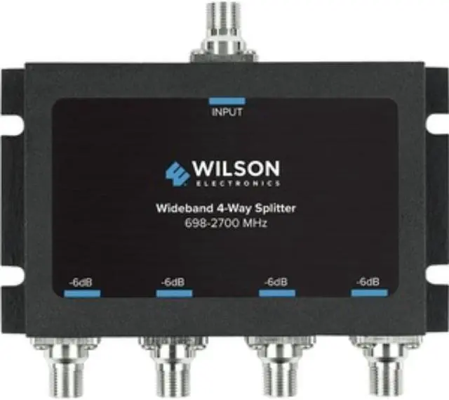 Alt view image 6 of 9 - Wilson 75 Ohm 4-Way Splitter