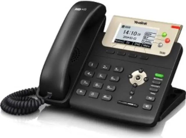 Alt view image 7 of 8 - Yealink Sip-T23g Ip Phone - Corded - Corded - Wall Mountable - Black