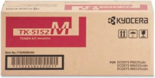Alt view image 5 of 8 - Magenta Toner Cartridge for Kyocera TK-5152M ECOSYS M6035cidn, ECOSYS M6535cidn, ECOSYS P6035cdn, Genuine Kyocera Brand