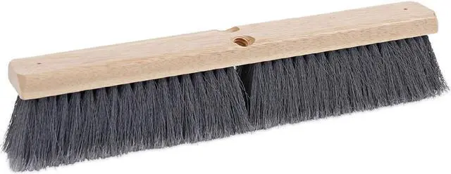 Alt view image 7 of 18 - Boardwalk Floor Brush Head 18" Wide Flagged Polypropylene Bristles 20418