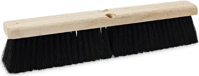 Alt view image 6 of 14 - Boardwalk Floor Brush Head 18" Wide Black Medium Weight Polypropylene Bristles