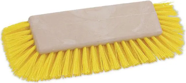 Alt view image 12 of 16 - Boardwalk Dual-Surface Scrub Brush Plastic Fill 10" Long Yellow 3410