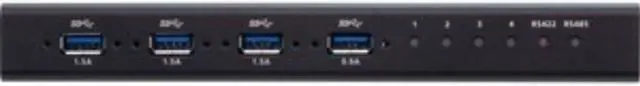 Alt view image 6 of 16 - Aten - US3344I - Aten 4 x 4 USB 3.1 Gen 1 Industrial Hub Switch - USB Type B - 4 USB Port(s) - 4 USB 3.1 Port(s) - Mac,