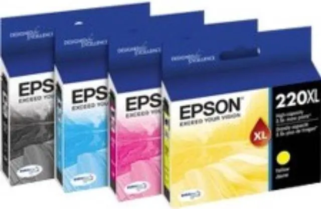 Alt view image 2 of 2 - EPSON AMERICA PRINT T220XL220-S Durabrite Ultra Cyan Ink Large