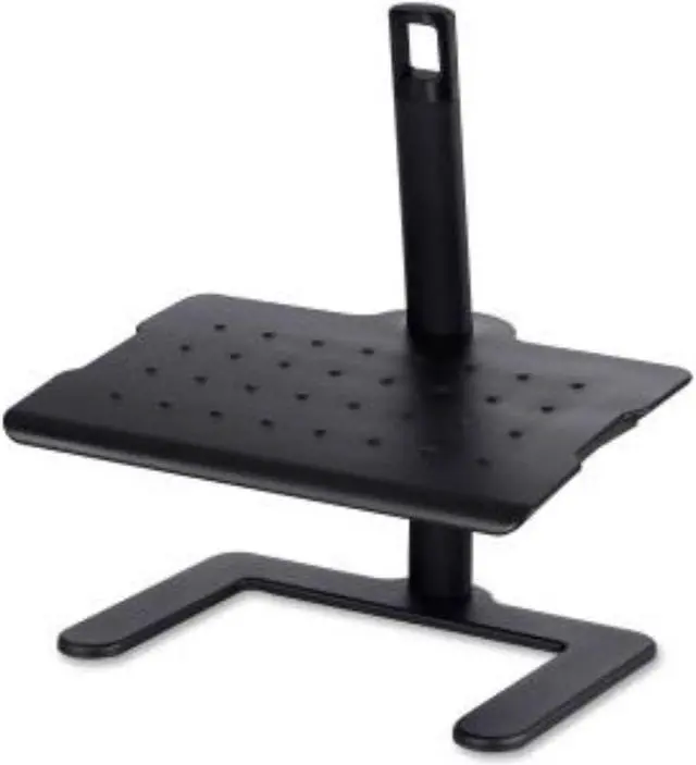 Alt view image 5 of 14 - Height-Adjustable Footrest, 20 1/2w X 14 1/2d X 3 1/2 To 21 1/2h, Black
