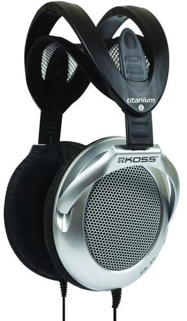 Main image of KOSS Yellow UR40 3.5mm Connector Lightweight Headphones