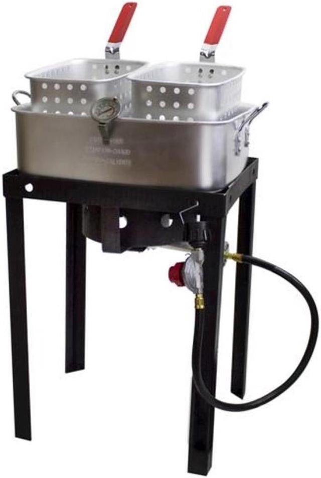 18 QT. Dual Basket Fryer