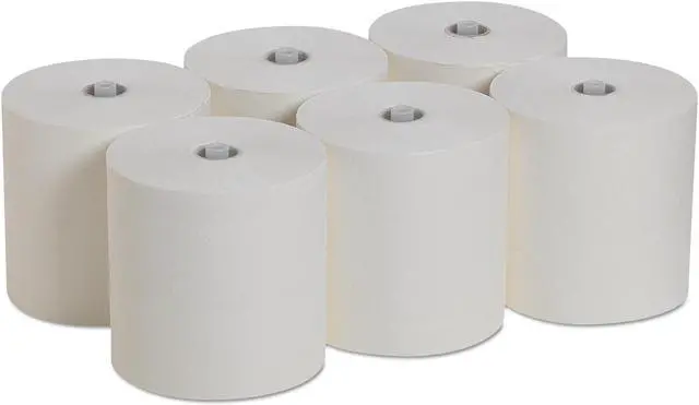 Alt view image 10 of 10 - Georgia-Pacific Pacific Blue White Ultra Towels - 7.87" x 1150 ft - White - Paper - Flexible, Cleaning, Biodegradable - 6 - 6 / Carton
