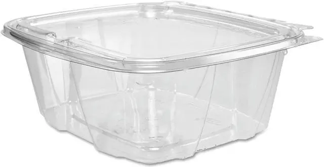Alt view image 3 of 6 - ClearPac Container Lid Combo-Packs, 6.4 x 2.6 x 7.1, 32 oz, Clear, 200/Carton DCCCH32DEF