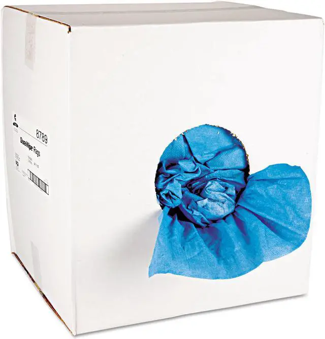 Alt view image 2 of 3 - Chix DuraWipe General Purpose Towels 14 x 14 Wood-Pulp/Polyester Blue 250/Carton 8789