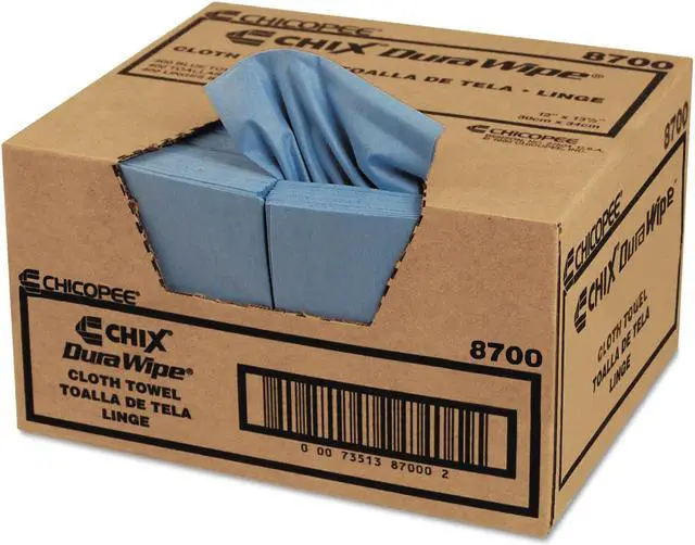 Alt view image 4 of 6 - Chix Dura Wipe Cloth Blu12"X13 1/2" 400/Cs