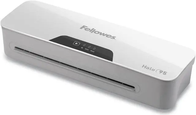 Alt view image 2 of 16 - Fellowes Halo 95 Thermal & Cold Laminator 9.5" Width White/Light Gray (5753001)