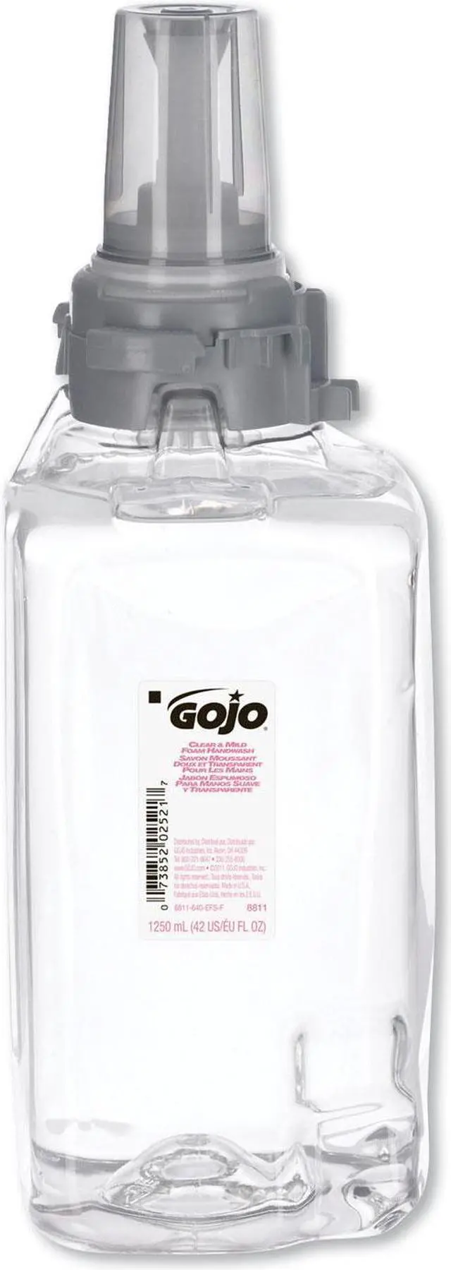 Alt view image 11 of 20 - GOJO 881103EA - Green Certified Clear & Mild Foam Hand Wash, 1200mL, Fragrance Free, Clear, 1 Unit per Package