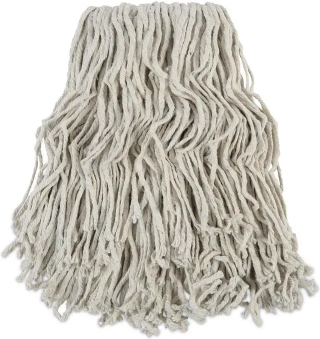Alt view image 4 of 19 - Boardwalk Banded Cotton Mop Head #24 White 12/Carton CM02024S