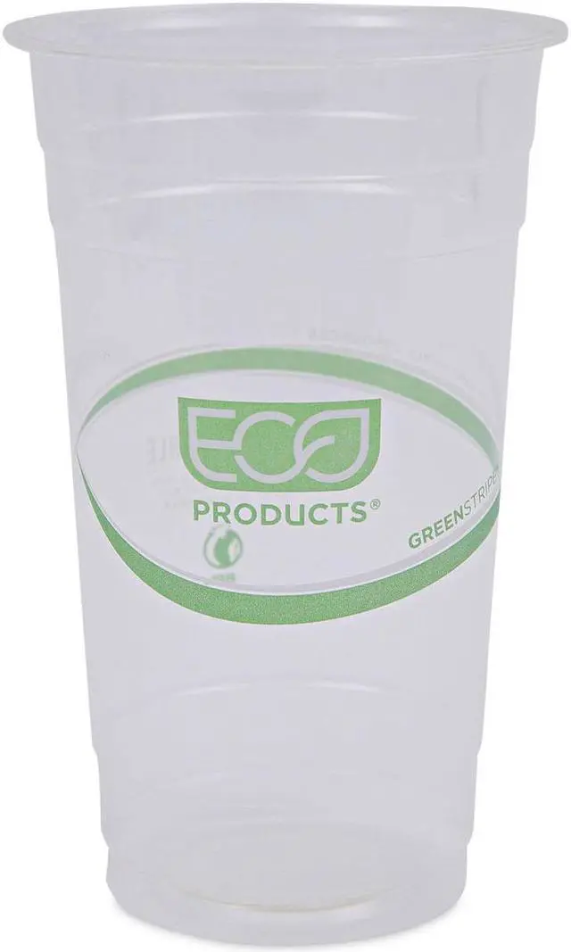 Main image of Greenstripe Pla Cold Cups, 24Oz, Clear, 1000/Carton