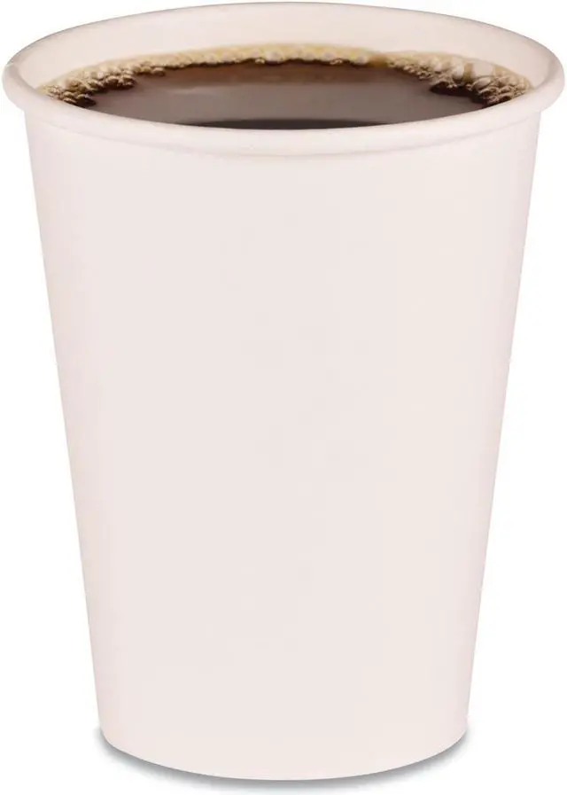 Alt view image 3 of 3 - Boardwalk BWKWHT12HCUP Paper Hot Cups, 12 Ounces