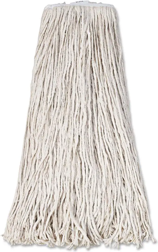 Alt view image 2 of 5 - Boardwalk - UNS 232C - Mop Head, Premium Standard Head, Cotton Fiber, 32oz, White, 12/Carton