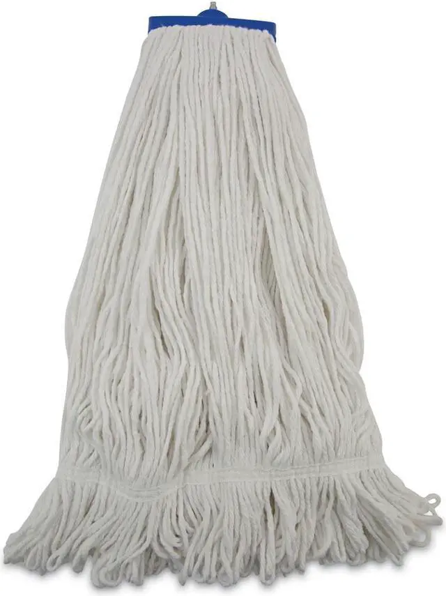 Alt view image 4 of 4 - Mop Head, Lie-Flat Head, Rayon Fiber, 24oz, White, 12/Carton 824R